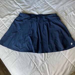 blue tennis skirt